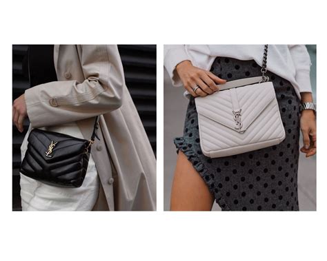 ysl college bag gray|ysl college bag vs loulou.